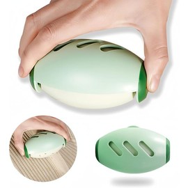 Portable pet hair Roller,  Washable  reusable hair remover for cleaning various dust and debris such as pet hair laundry and travel life - Color: Light green-2 pack