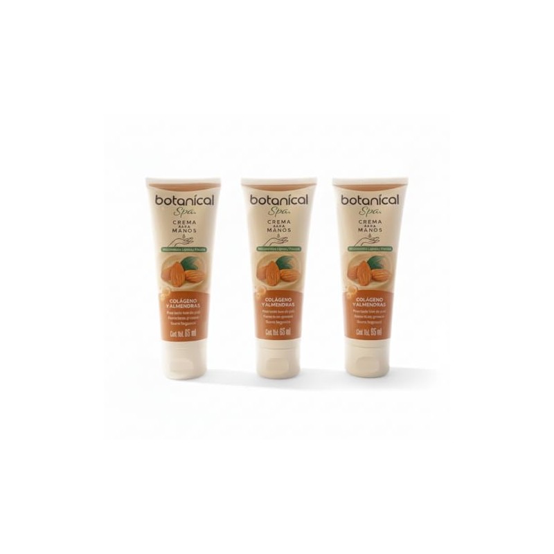 Botanical SPA Crema Hidratante para Manos con Colágeno, Almendra, Vitamina