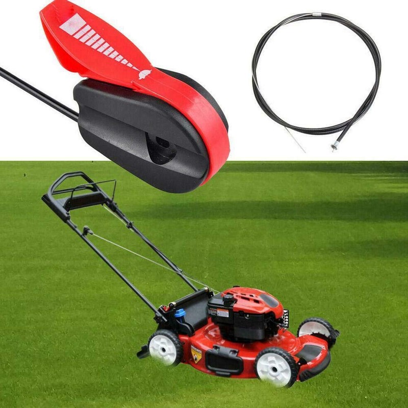 65" Lawn Mower Throttle Cable Universal Kit with Control Switch