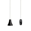 Pull Cord String for Bathroom Light or Ceiling Switches (Black)