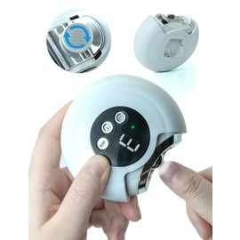 AOIREMON 2025 Electric Nail Sharpener, Dual Use, 3 Speeds, LED Light, Safe, Low Noise, Keratin Care, Lightweight, Easy to Operate, Splatter-free, Includes Trash Box, Nail Care, Electric Nail Clippers,
