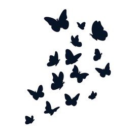 Nirbffo Butterfly Temporary Tattoo Waterproof Tattoo Women Tattoo Stickers 4 Sheets