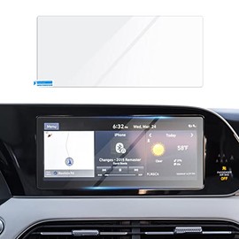 Autorder Custom Fit for Screen Protector 2020 2021 2022 Hyundai Palisade Ltd Limited Calligraphy Tempered Glass 9H Navigation Touchscreen Protective Film(10.25-Inch)