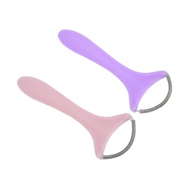 Depiladora Facial con Resorte, Depiladora Facial con Resorte de Plástico Flexible, Acero Inoxidable, 2 Piezas para el Hogar