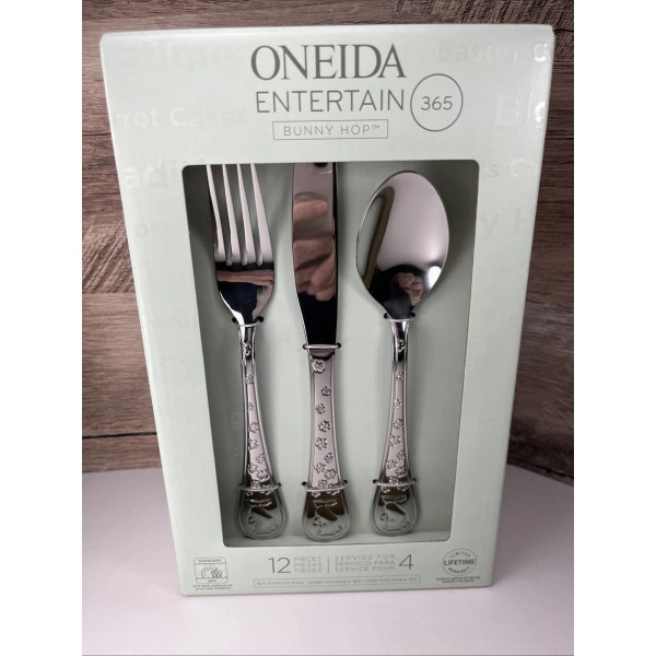 Oneida Bunny Hop Flatware NEW 12 pc. Service for 4