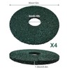 4pcs Double Side Rubber Tree Mulch Ring, 12In Heavy Duty