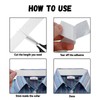 3 Rolls Sweat Pads Collar Protectors Self-Adhesive Absorbent Disposable Tape