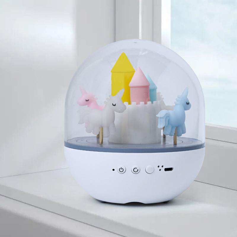 Carousel Light Bedside Night Lamp Rotating Romantic Light Home Decoration