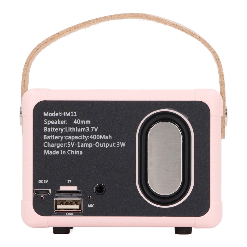 Portable Bluetooth Speaker Mini Compact Wireless Retro Support Radio Program