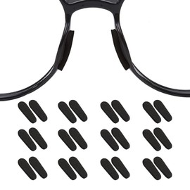 Soft Foam Eyeglasses Nose Pads Self Adhesive Non Slip Nose Pads for Glasses Anti Slip Eyeglass Nose Pads for Plastic Frames Glasses Sunglasses 12 Pairs