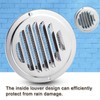 Zonon 4 Pack Round Soffit Vents Stainless Steel Dryer Vent