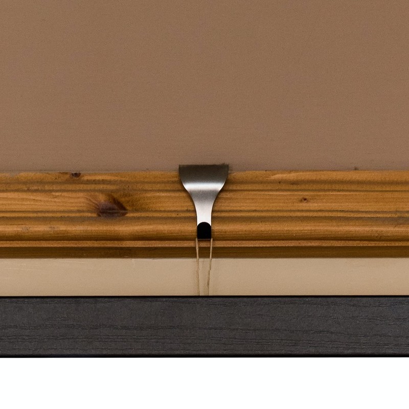 EAI Moulding Hook Dado Picture Rail - Brass Plated -