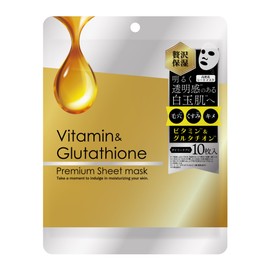 10 Sheet Masks Vitamin & Glutathione