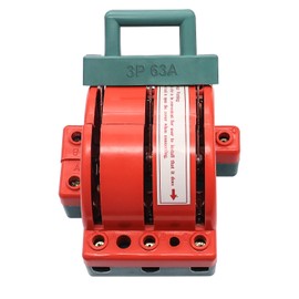 TWTADE Disconnect Knife Switch 63A 220V 3 Pole Double Throw Power Disconnect Switch HK11-3P-63