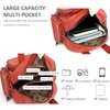 NICOLE & DORIS Women's Orange Messenger Bag - Large Capacity