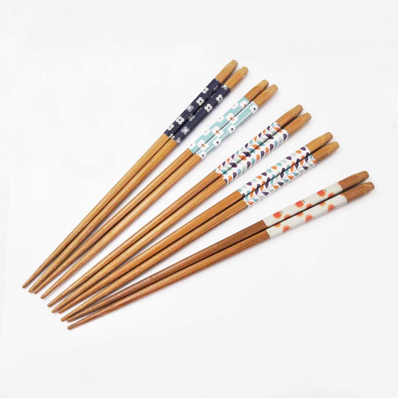 Ishida 67223 Paradise Guest Chopsticks 5 Pairs Dishwasher Safe Made