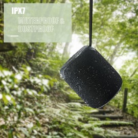 Ortizan - Altavoces Bluetooth IPX7 impermeable portátil inalámbrico con Bluetooth 5.3, sonido estéreo de 15 W, graves profundos, doble emparejamiento, tiempo de reproducción de 15 horas para el hogar,