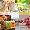 Cornucopia Brands Mini Clear Plastic Paint Cans (6-Pack), Little 3in