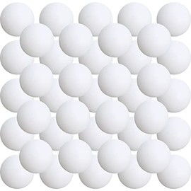 200 Pieces Pong Game Balls Washable Table Tennis Mini Round Balls Funny Pong Balls Carnival Pool Games Small Plastic Balls(White)