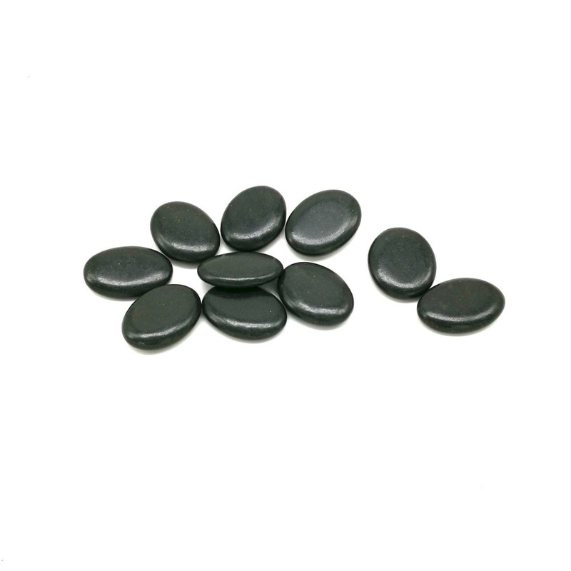 Windfulogo 10Pcs Professional Small Massage Hot Stone Set Natural Lava