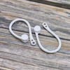 EMSea 2 Pairs Ear Hooks Compatible with AirPods 1 2