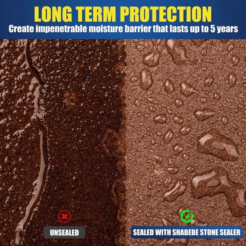 Super Wet Look Stone Sealer-1 Gallon, Durable & Long-Lasting Protection
