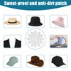 60Pcs Golf Sweat Hat Liner,Hat Sweat Liner Disposable,Golf Absorb Hats