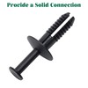 10L0L Golf Cart Blind Plastic Rivets Kit Compatible with Yamaha
