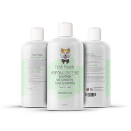 Hypoallergenic Fragrance Free Dog Shampoo Posh Pooch® For Dogs & Puppies With Sensitive Skin | Natural Allergen Free Naturally Derived Ingredients With Pro Vitamin B5 Conditioning Cruelty Free Wash