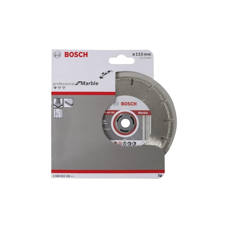 Bosch 2608602282 Diamond disc Marble LPP 115, Silver/Grey, 115 mm