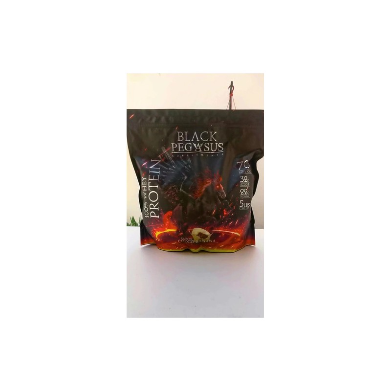 Proteína Polvo Black Pegasus Whey Protein Fresa 2kg Porciones