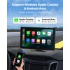 VEVOR Wireless Car Stereo, 9-Inch HD Portable Radio Touch Screen