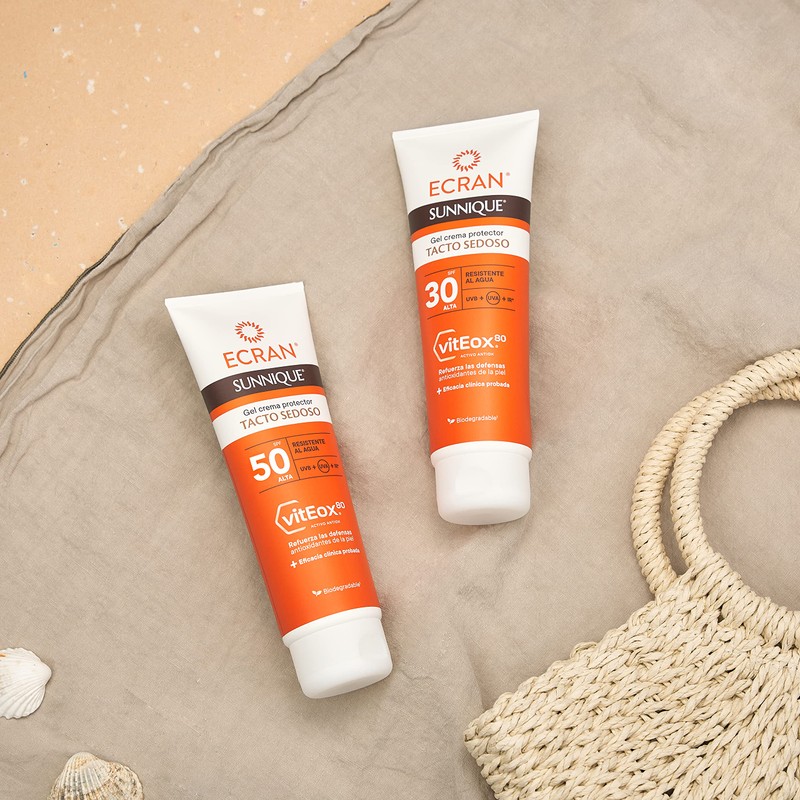 ECRAN SUNNIQUE gel crema tacto seda SPF30 250 ml