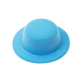 Humboldt Haberdashery Mini Top Hat Fascinator Base - 5" Diameter with Hair Clips (Aqua)