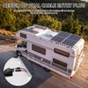 Roof feed-through solar cable guide, roof feed-through solar cable guide,