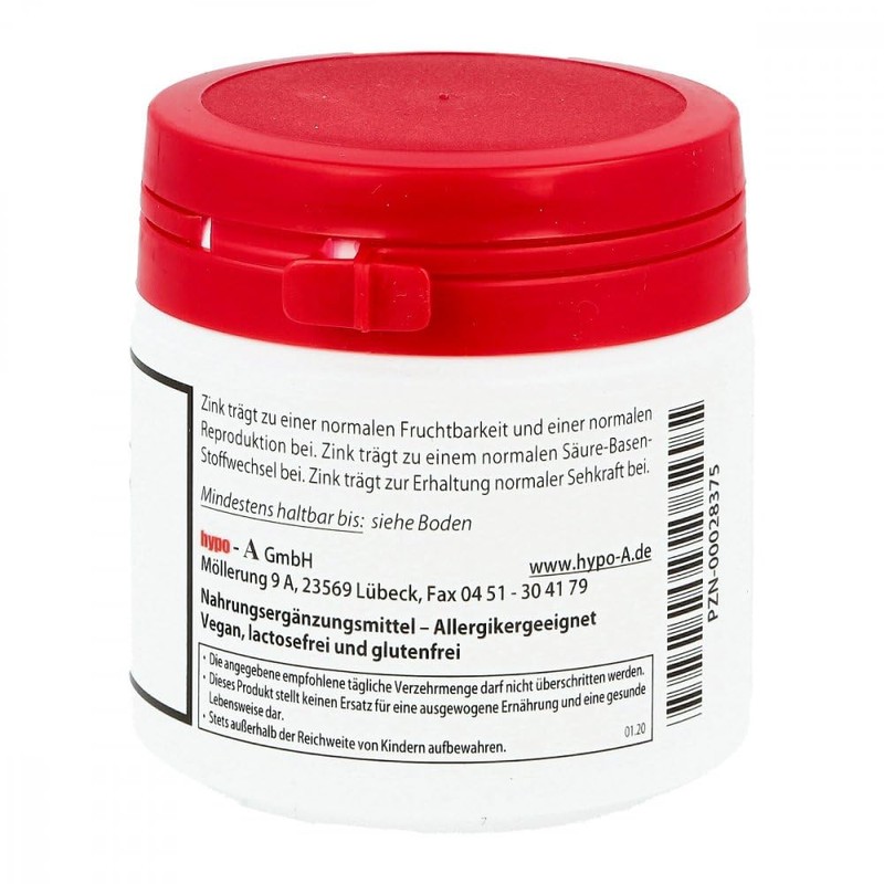 HYPO A Zinc Capsules Pack of 120