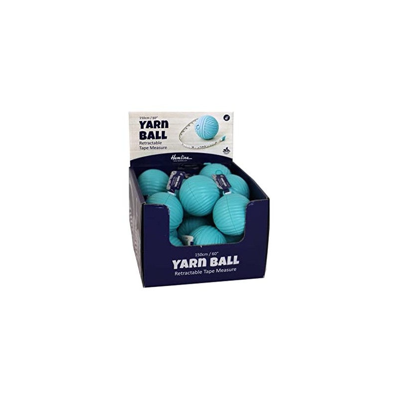 Hemline Yarn Ball Retractable Tape Measure - 150cm/60"