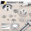 sourcing map 8 Pcs M10 Arbor Washer, 2x32mm 304 Stainless