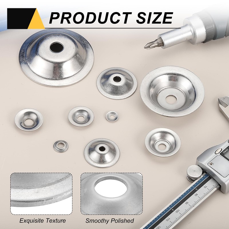 sourcing map 8 Pcs M10 Arbor Washer, 2x32mm 304 Stainless