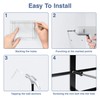 Glove Box Dispenser Wall Mount: Black Glove Holder Organizer for