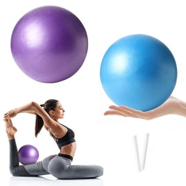 lankatt Pelota Pilates 25 cm (2 Unidades), Pelota Pilates, Ideal para Yoga, Equilibrio, flexibilidad Perfecta para Ejercicios en casa o Gimnasio, beneficiosa para Ballet y Entrenamientos de Pilates