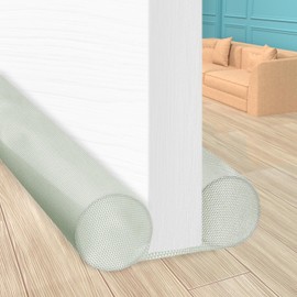 Neween Large Door Draft Stopper for Bottom of Doors Door Sweep Weather Stripping Noise Blocker Window Breeze Blocker Black Gap Stoppers Adjustable Door Sweeps Draft Seal (Grey, Fits 30"-36" Width)