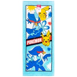 Hayashi FP408000 Face Towel, Approx. 13.4 x 31.5 inches (34 x 80 cm), Pokémon Venival