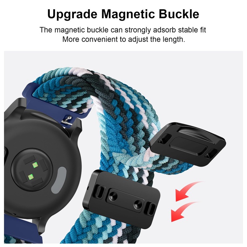 Elastic Strap for Garmin Venu SQ/Sq 2 Music Strap/Venu 2