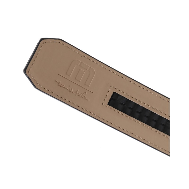 Travis Machu 7AK080 4NAV_Navy OS Men's Serration Belt (Sliding/Adjustable Size)
