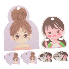 STOBOK 100pcs Headband Display Cards, Hair Band Packaging Card Hair Bow Display Cards Necklace Display Cards Pin Display Paper Display