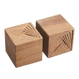 QUARKZMAN 2 Stück Holz Ätherische Öl Diffusoren Rosenholz Schritte Aroma Diffusor für Auto Zuhause