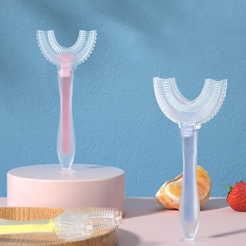 VERALY.MX | 2 Cepillos De Dientes Forma U Boca Entera