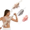 LUFFLOK 3 Pack Mesh Bath Sponges, Stretchable Body Back Scrubber