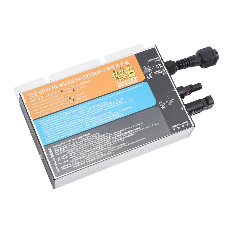 600W Grid Tie Inverter Solar Micro Inverter Power Sine Wave
